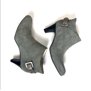 Cole Haan Buckle Zip Booties